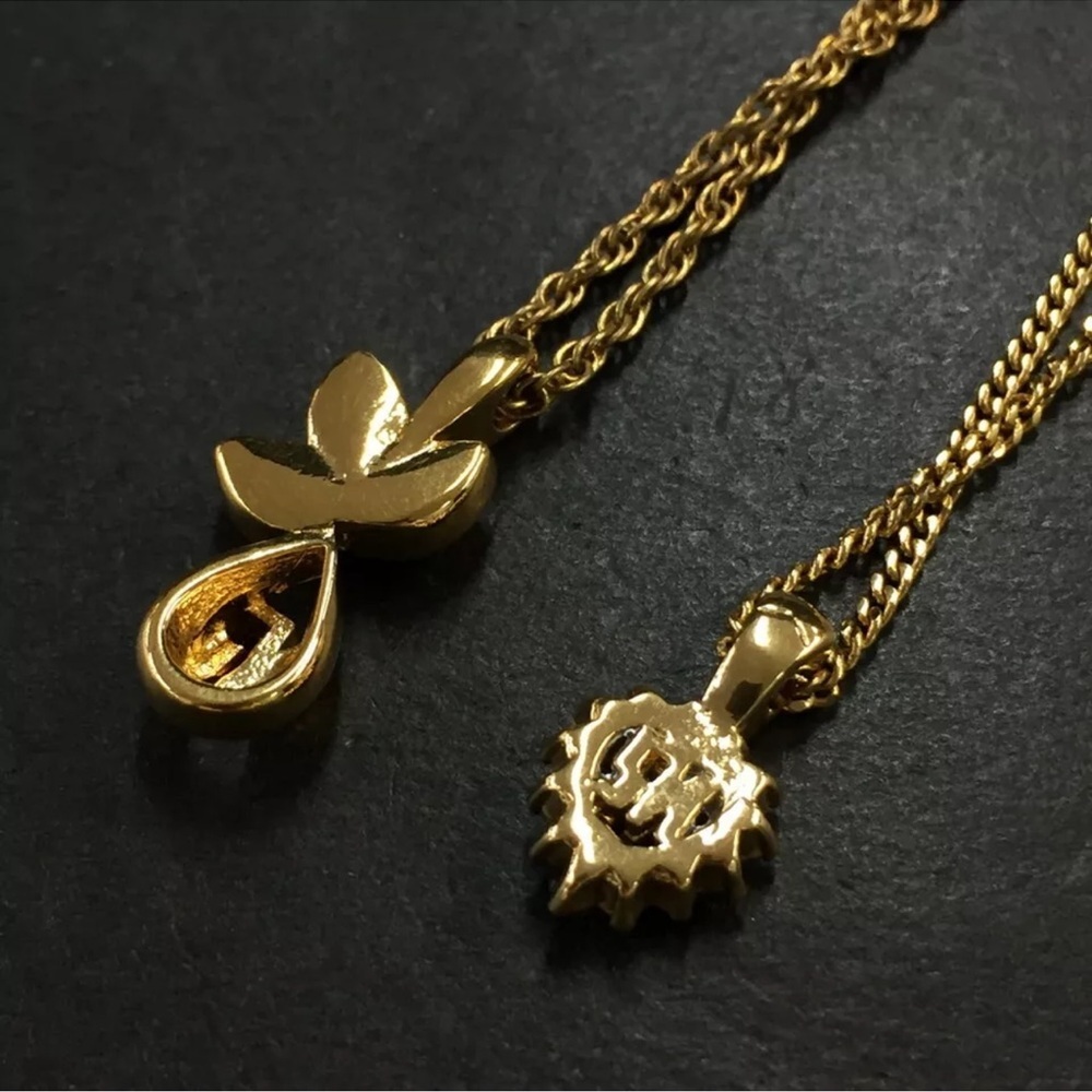 PICK ONE NINA RICCI Rhinestone Gold Tone Necklaces 2,3,5,8,10 (1,4,6,7 & 9 SOLD) - Picture 12 of 16